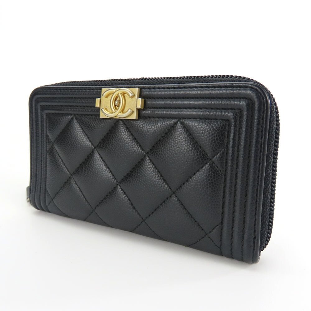 CHANEL Black Caviar Leather Wallet - Picture 2 of 11